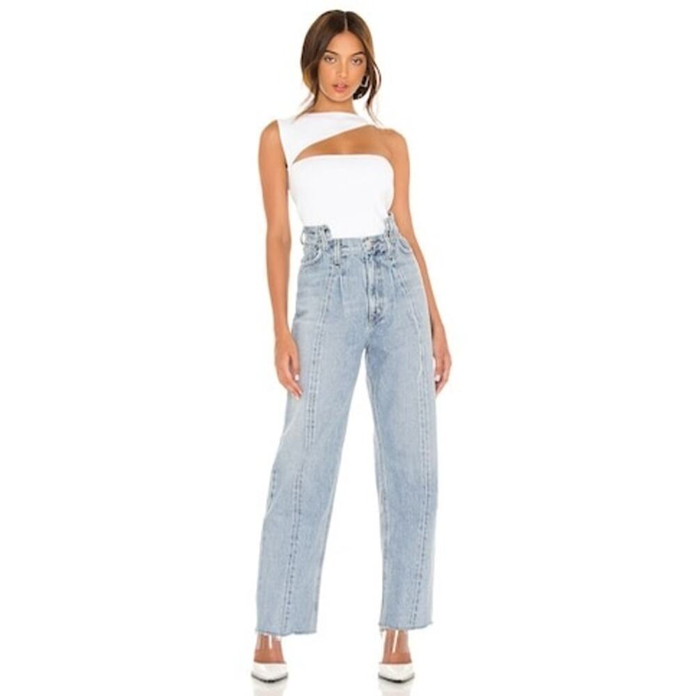 AGOLDE Pieced Angled Jean in Matrix EUC Size 32 Revolve $238 MSRP